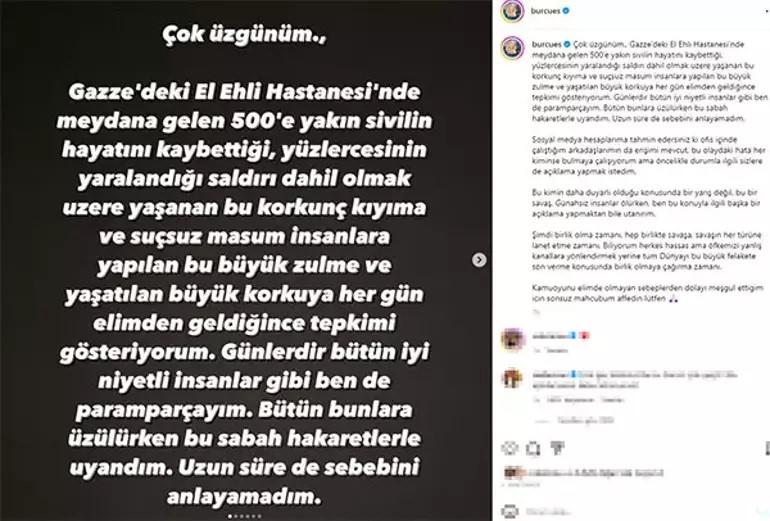 İsrail beğenisi çok konuşuldu! Burcu Esmersoy'dan açıklama