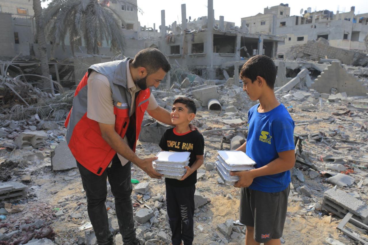 Sadakataşı Gazze’ye acil yardım ulaştırdı