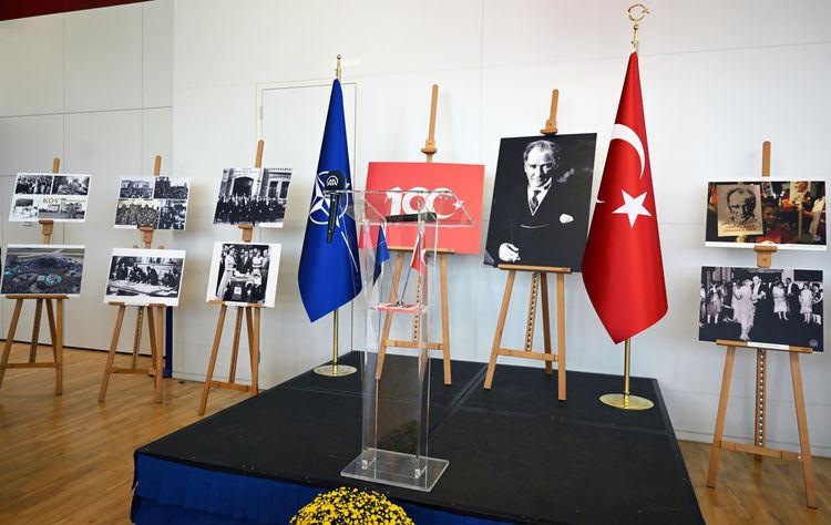 Cumhuriyet'in 100. yılı NATO'da kutlandı