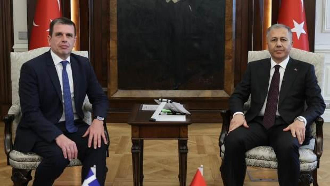 Bakan Yerlikaya, Yunan mevkidaşıyla göçmen kaçakçılığı konusunda mutabık kaldı