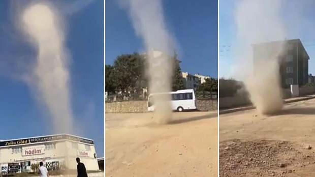 Bursa’da metrelerce yükseklikte hortum oluştu