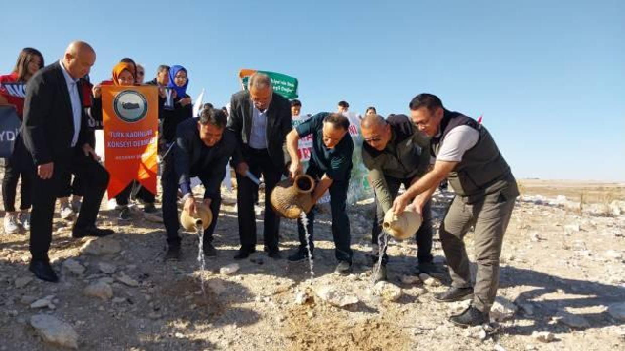 Çöle dönen kuş cennetine çevreciler dikkat çekti!