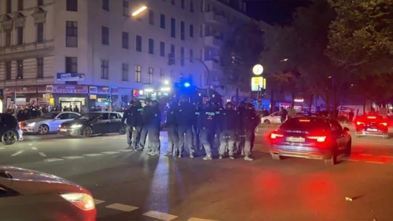 Alman polisinden Filistin gösterisine müdahale