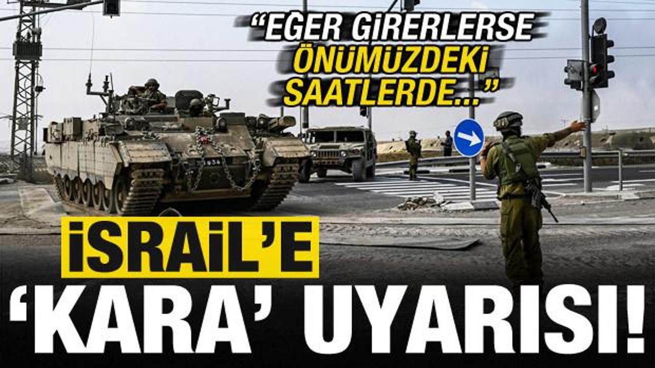 İran’dan İsrail’e ‘kara harekatı’ uyarısı: Eğer karadan girerlerse önümüzdeki saatlerde…