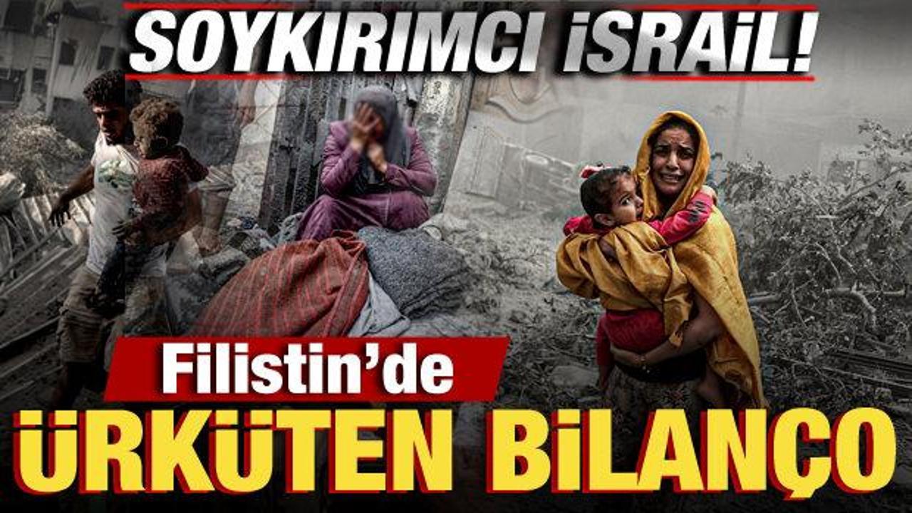 İşgalci İsrail’in saldırılarında ürküten bilanço! Filistin’de şehit sayısı açıklandı!