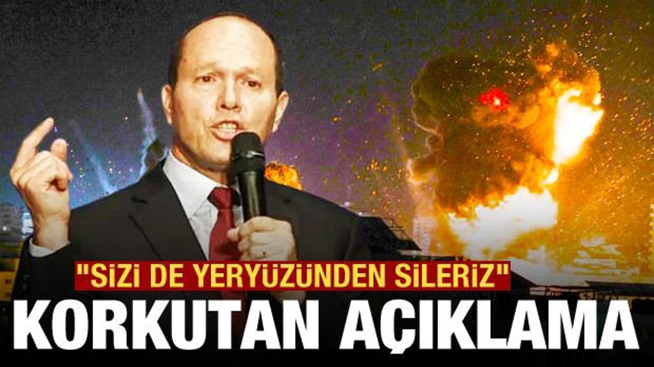 İsrail’den İran’a tehdit: Sizi de yeryüzünden sileriz