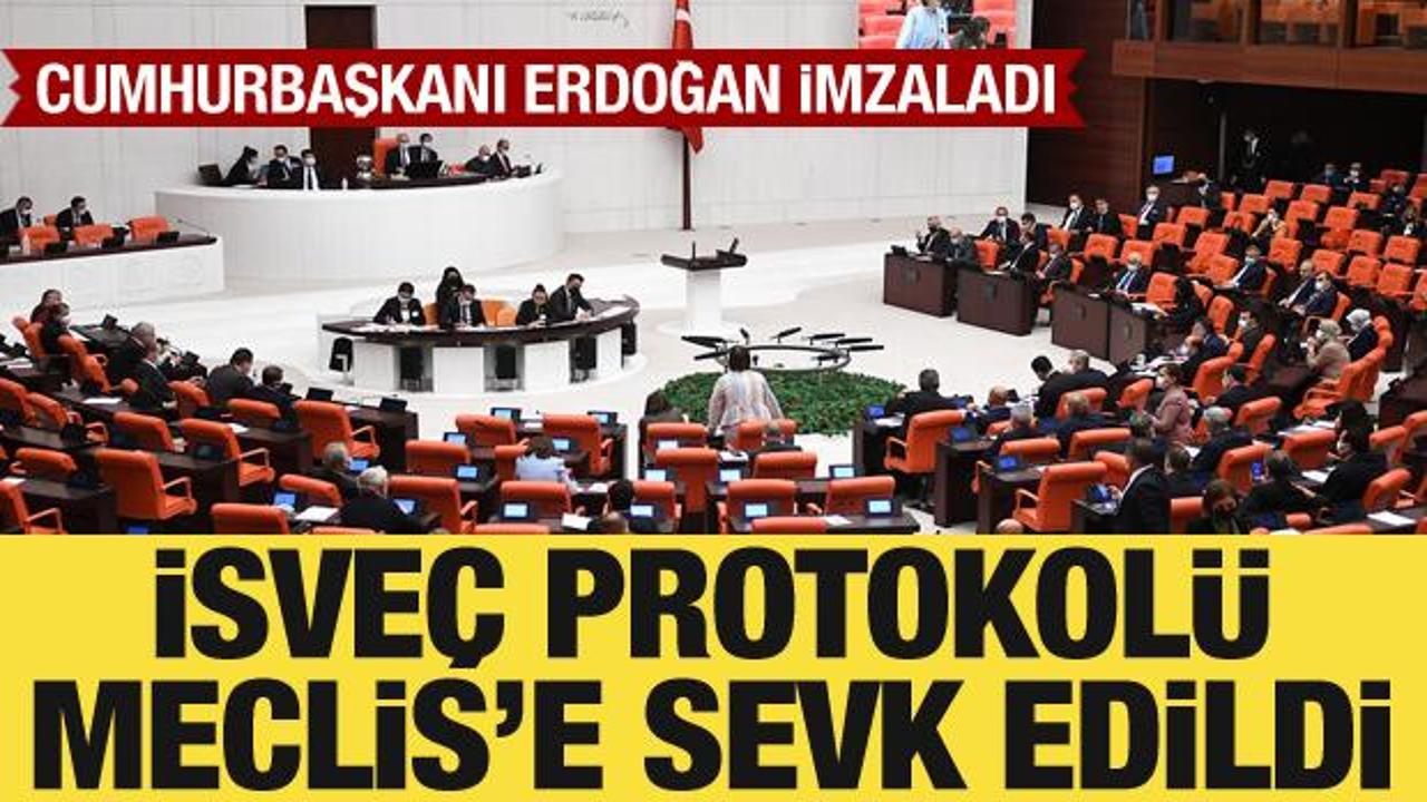 İsveç’in NATO’ya Katılım Protokolü Meclis’te