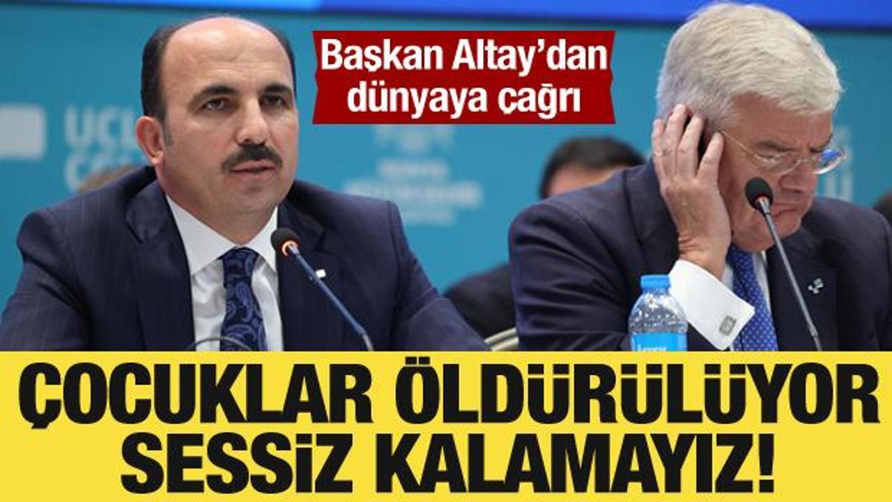 Konya Belediye Başkanı Altay’dan Gazze tepkisi: Sessiz kalamayız!
