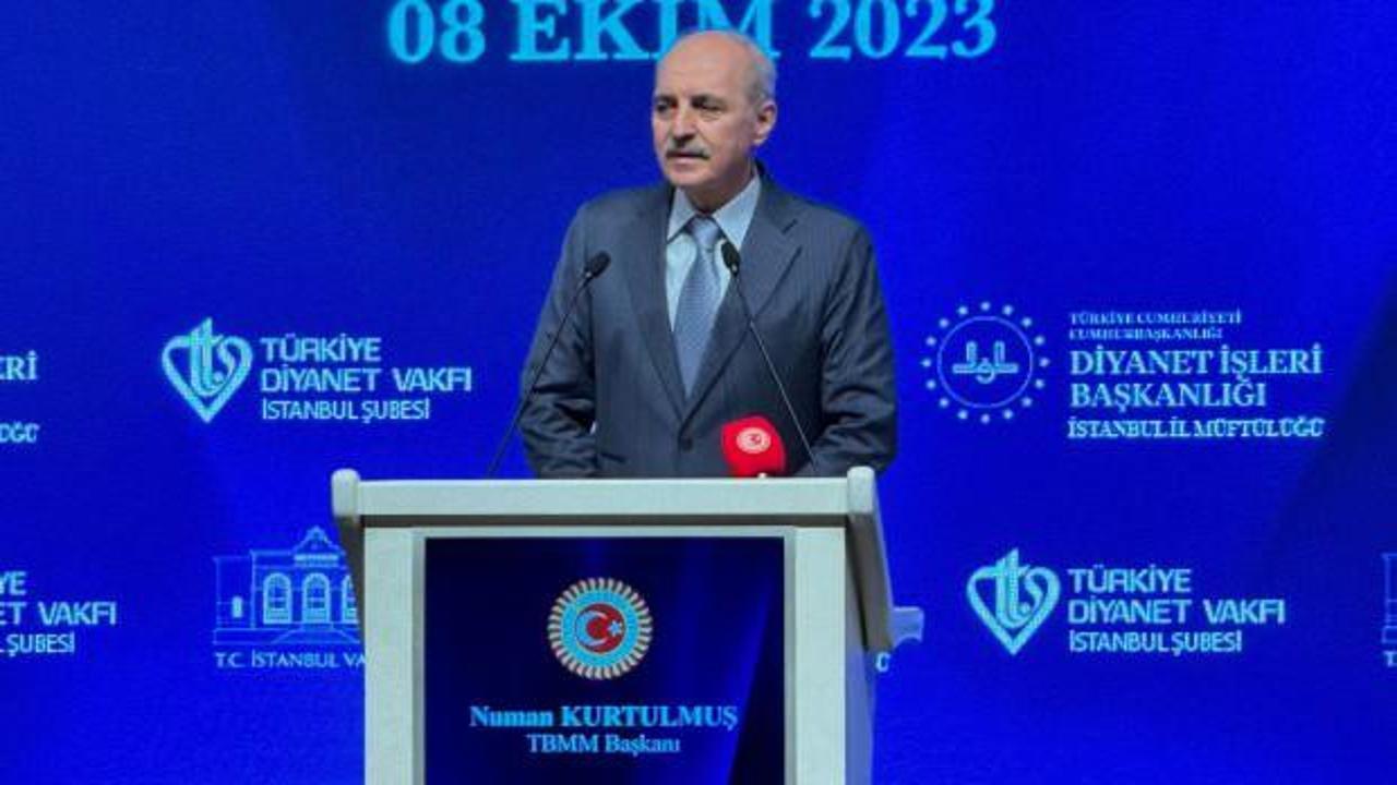 Meclis Başkanı Kurtulmuş: Mescid-i Aksa kırmızı çizgimiz!