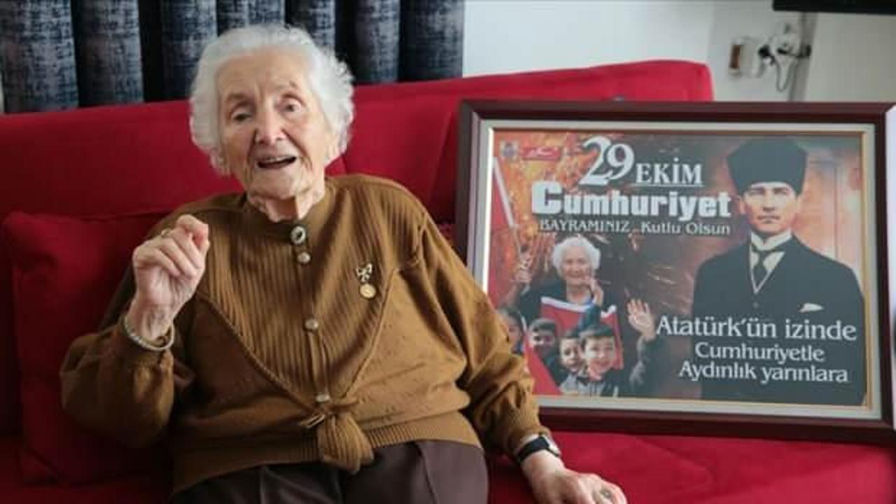 Nimet nine Atatürk’ü gördüğü günü dün gibi hatırlıyor