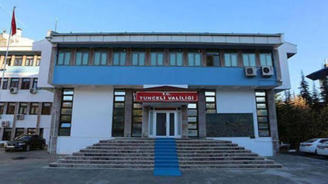 Valilik, Tunceli’de 4 günlük eylem yasağı getirdi