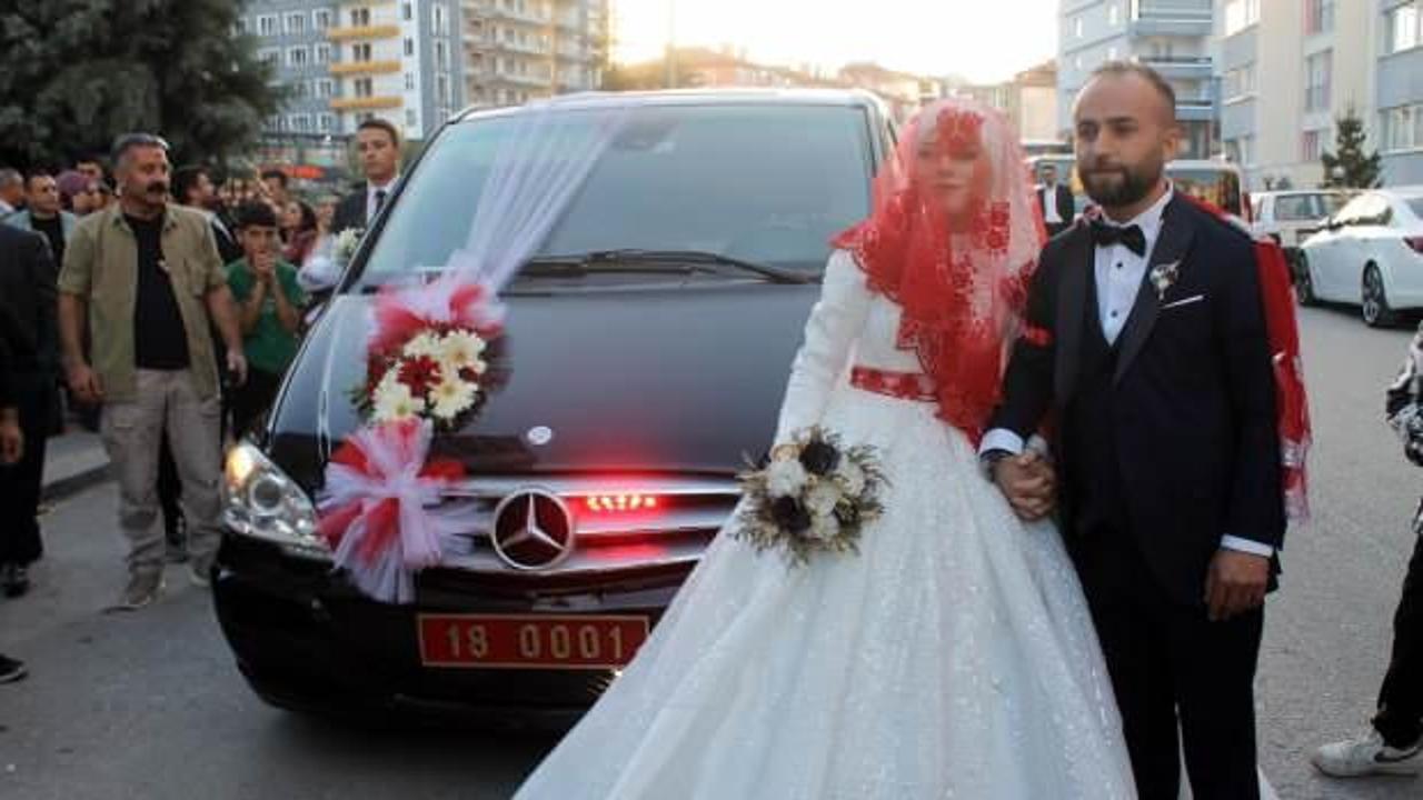 Valinin makam aracı, gelin arabası oldu