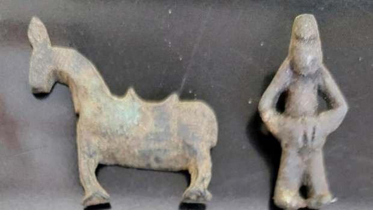 Bayburt’ta kaçak kazılarda 91 parça tarihi eser ele geçirildi