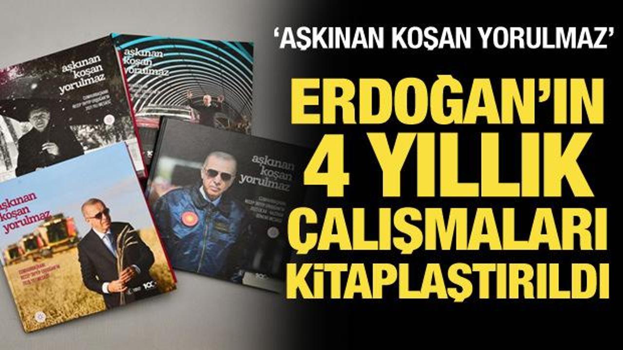 Cumhurbaşkanı Erdoğan’ın, 4 yıllık çalışmaları kitaplaştırıldı