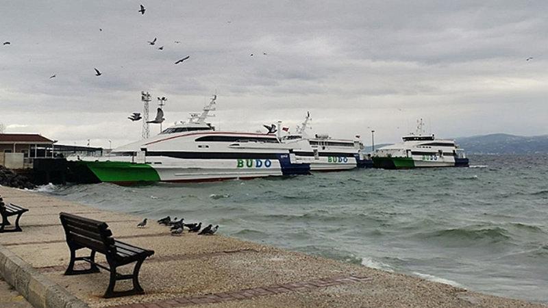 Deniz otobüsü seferlerinde çok sayıda iptal