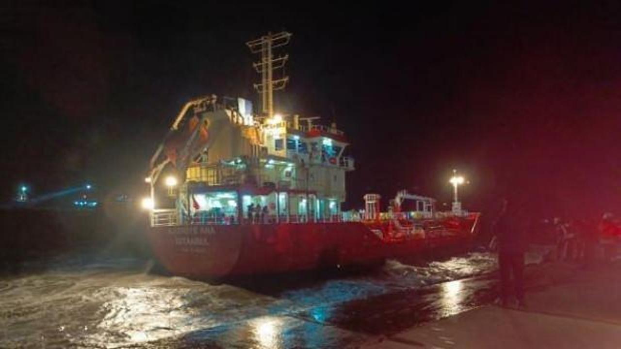 Zeytinburnu’nda karaya oturan gemiyle ilgili açıklama