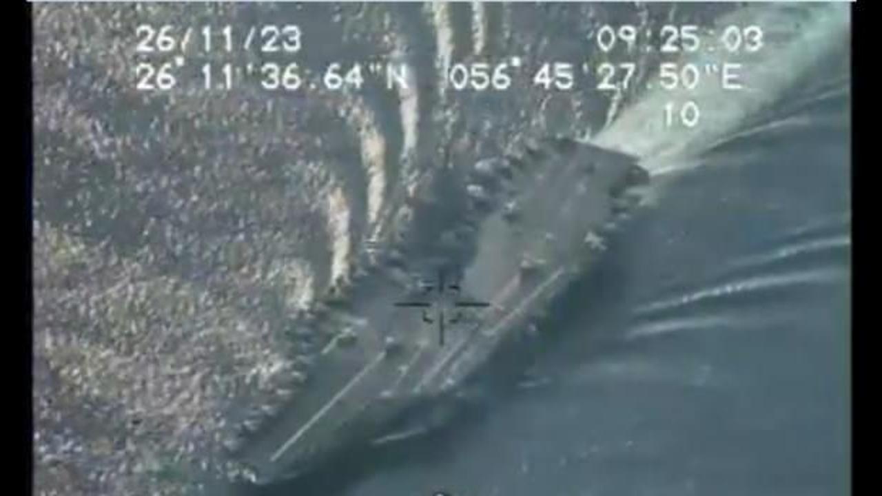 İran İHA’ları, ABD uçak gemisini adım adım izledi