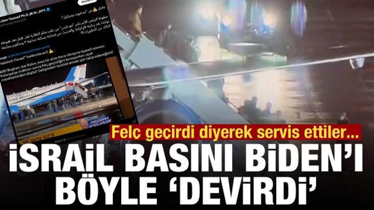 İsrail medyasından Biden’a ‘ayak kaydırma’ mesajı