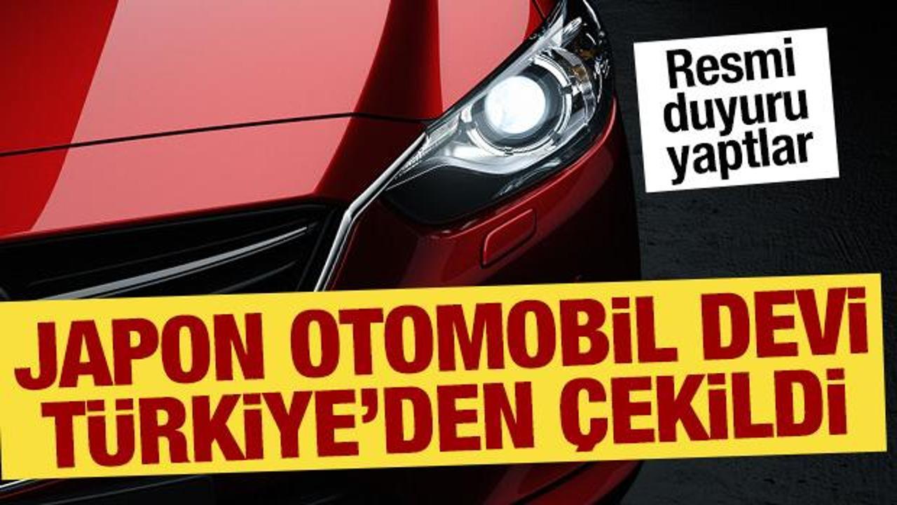 Japon otomobil devi Mazda Türkiye’den çekildi