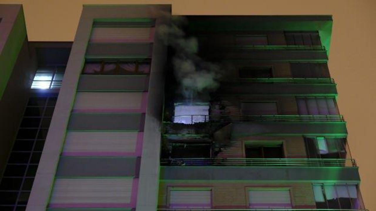 Konya’da yangın: Eski bakanın annesi dumandan etkilendi