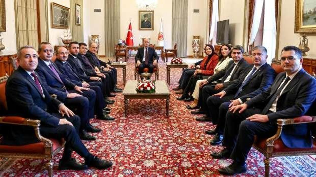 Kurtulmuş, DEVA Partili milletvekilleri kabul etti