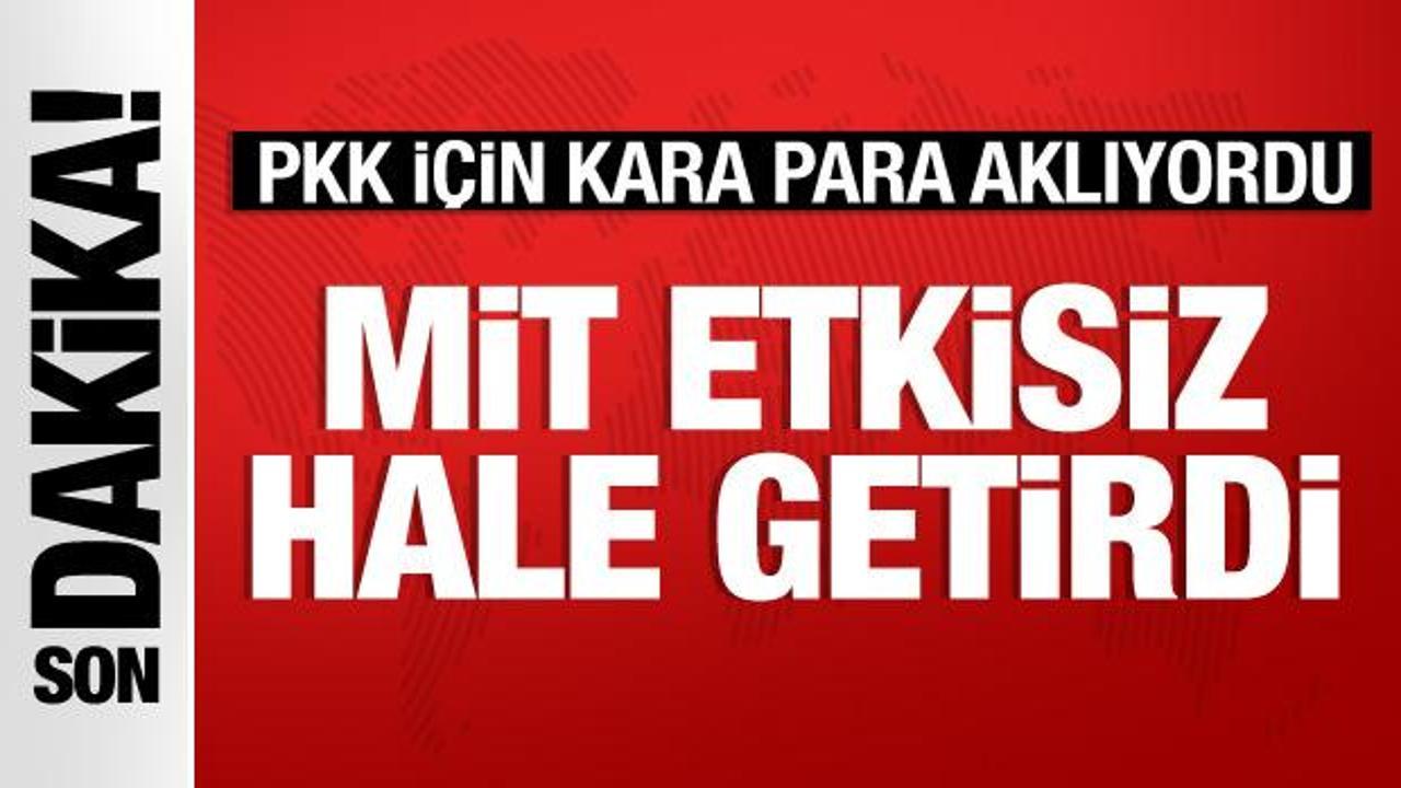 MİT, PKK’nın kara para aklama sözde sorumlusunu yakaladı
