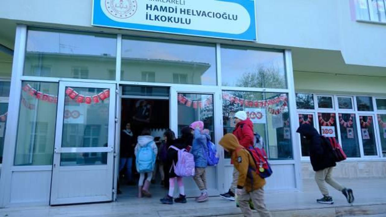 Okullarda ara tatil sonrası ilk ders zili çaldı