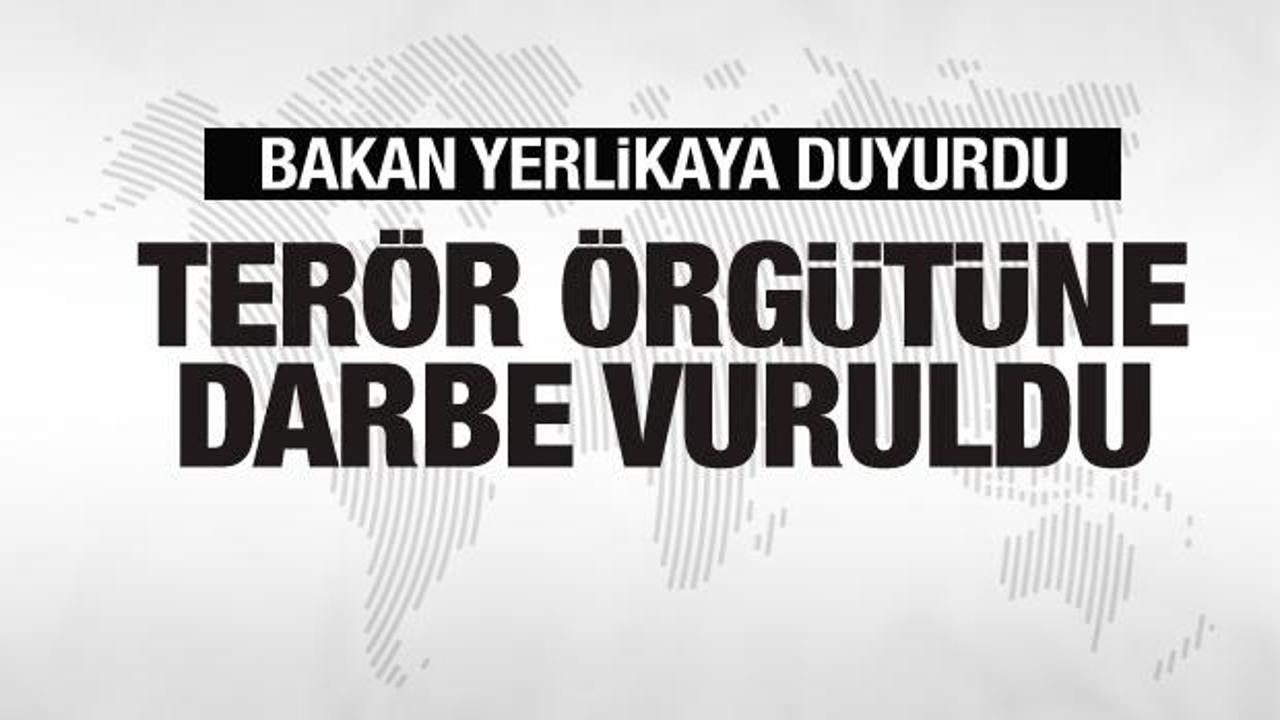 Teröristlere darbe vuruldu! Bakan Yerlikaya’dan operasyon açıklaması