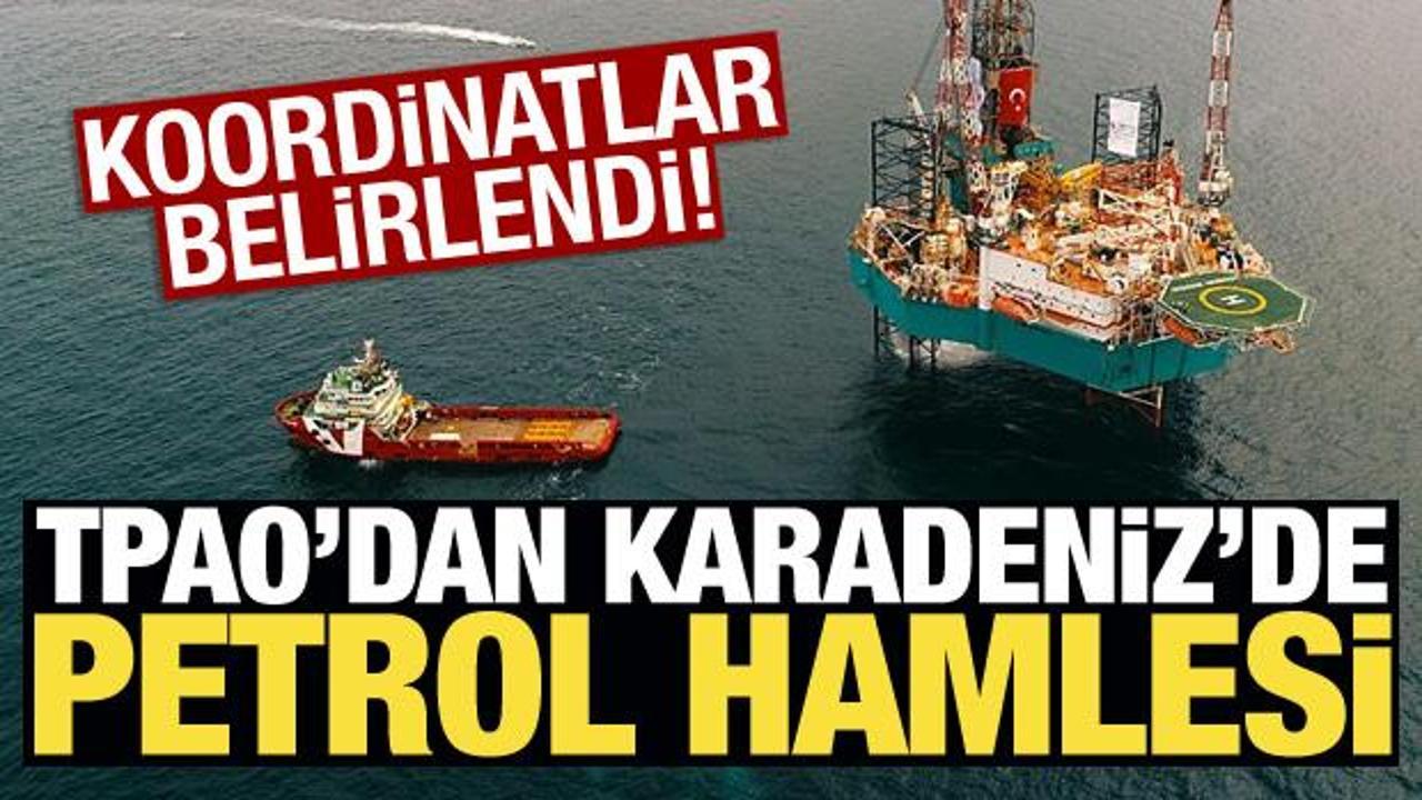 TPAO’dan Karadeniz’de petrol hamlesi! Alanlar belirlendi