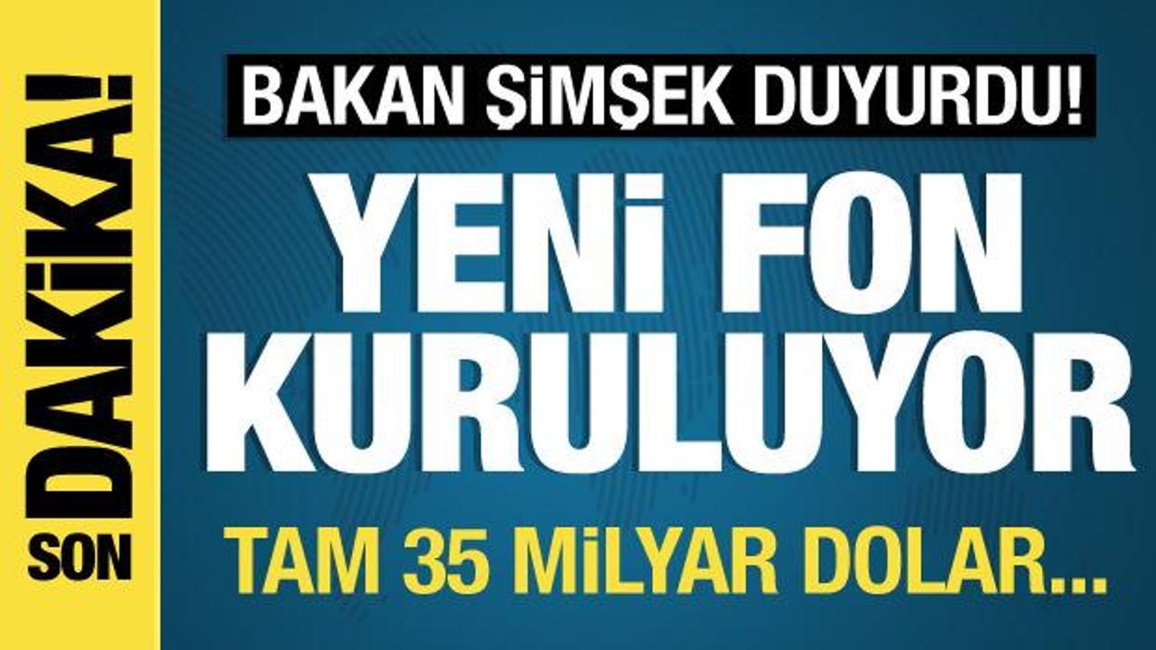Türkiye Yeşil Fonu geliyor! Bakan Şimşek açıkladı