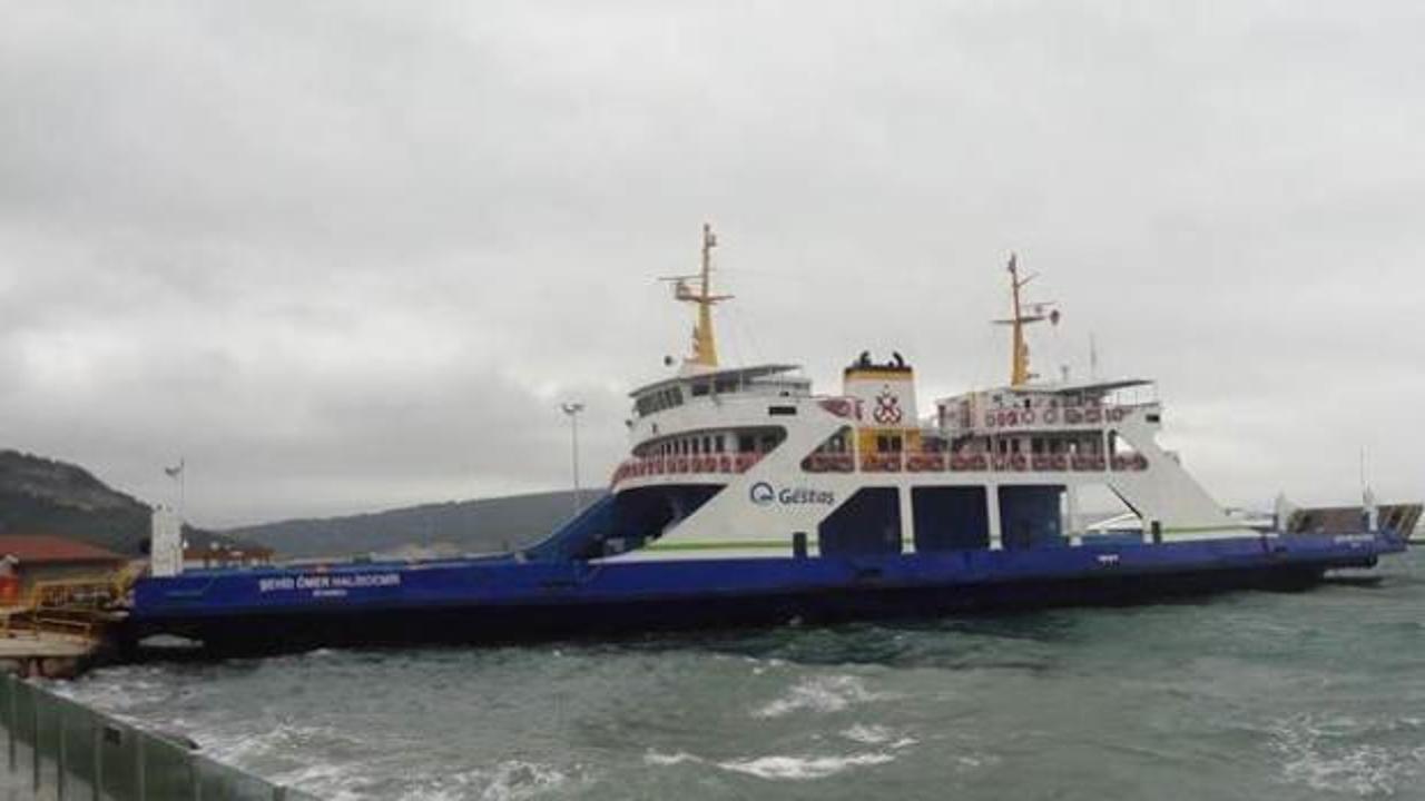 Gökçeada ve Bozcaada feribot hatlarında bazı seferler iptal