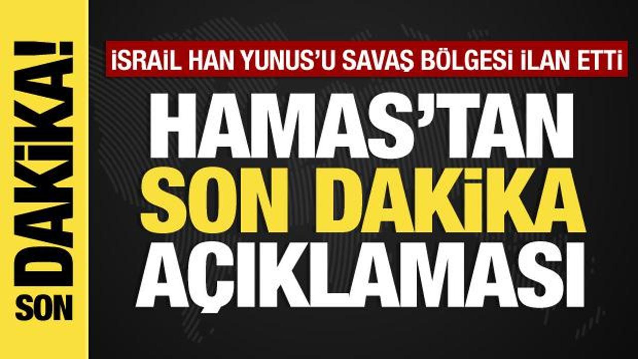 İsrail-Filistin savaşı: Hamas’tan son dakika açıklaması