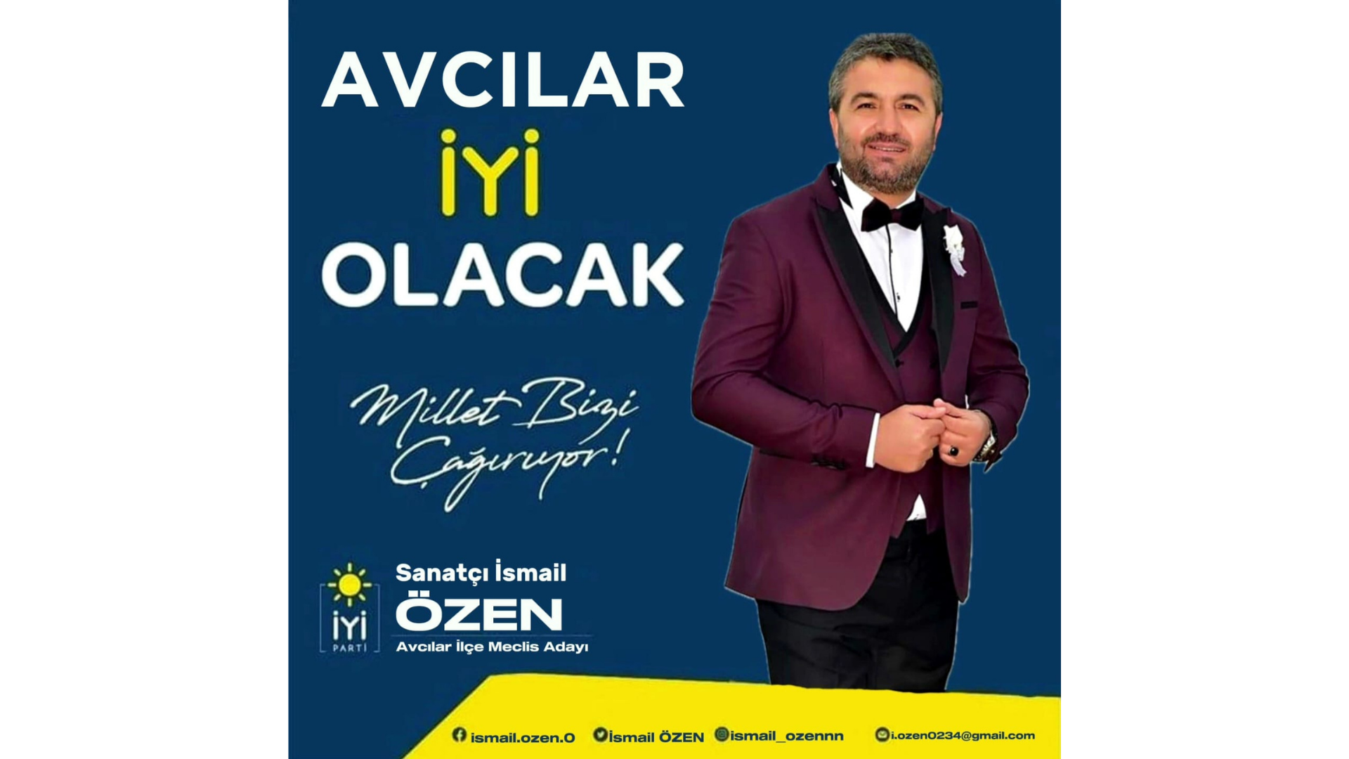 En İyisi Avcılar Meclis Üyesi Adayı Sanatçı İsmail Özen
