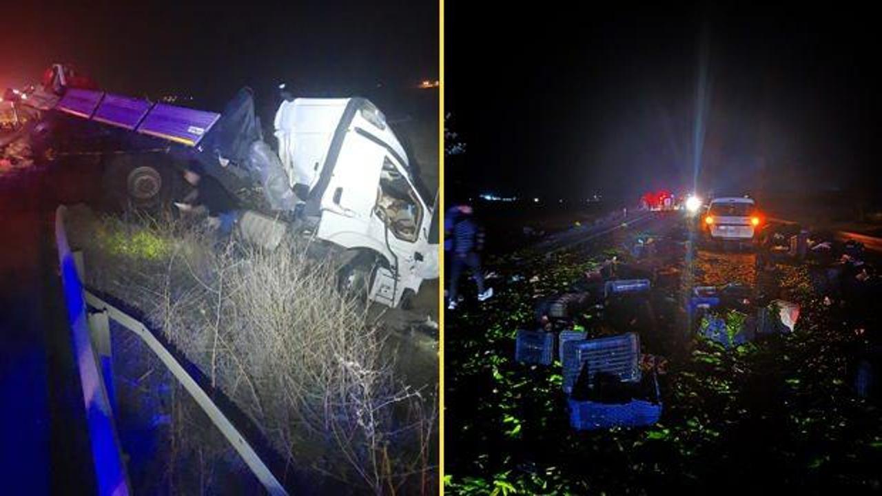 5 aracın karıştığı zincirleme kazada 2 kişi öldü! Vali kaza mahallinde