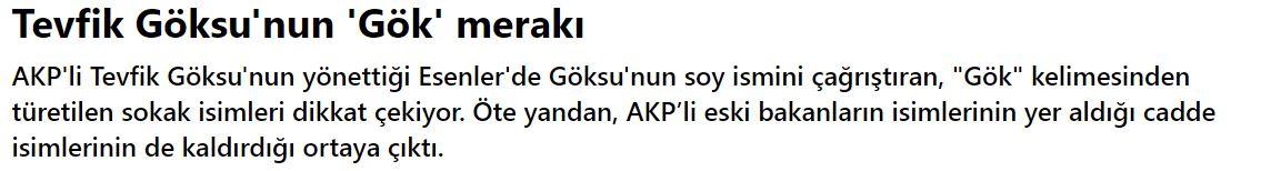 Esenler Belediye Başkanı Tevfik Göksu kendisini hedef alan Oda TV'ye dava açıyor