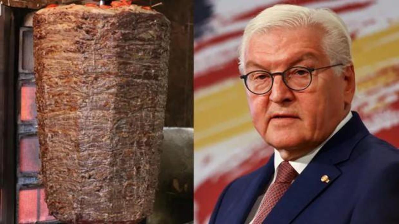 Steinmeier, Türkiye’ye 60 kiloluk döneriyle gelecek