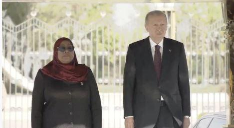 Tanzanya Cumhurbaşkanı Ankara'da: Resmi törenle karşılandı