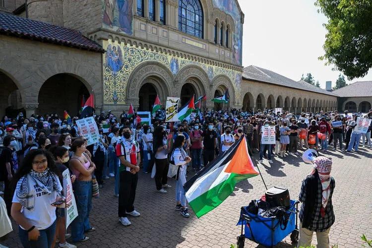 ABD üniversitelerindeki Gazze protestosu dalga dalga büyüyor! Netanyahu panikledi