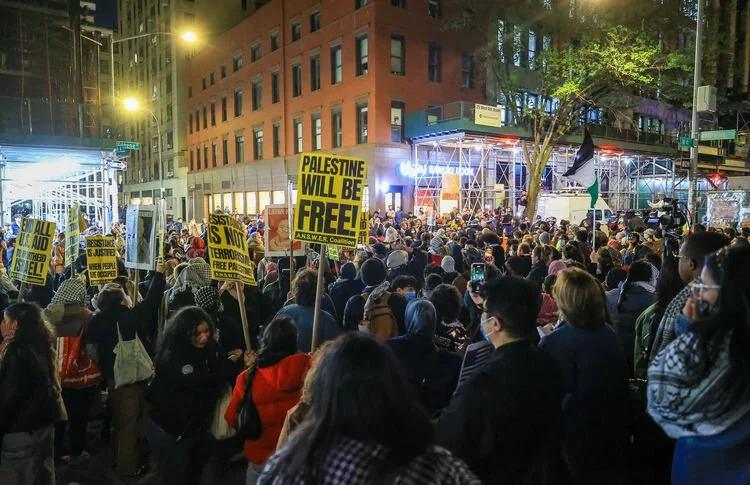 ABD üniversitelerindeki Gazze protestosu dalga dalga büyüyor! Netanyahu panikledi