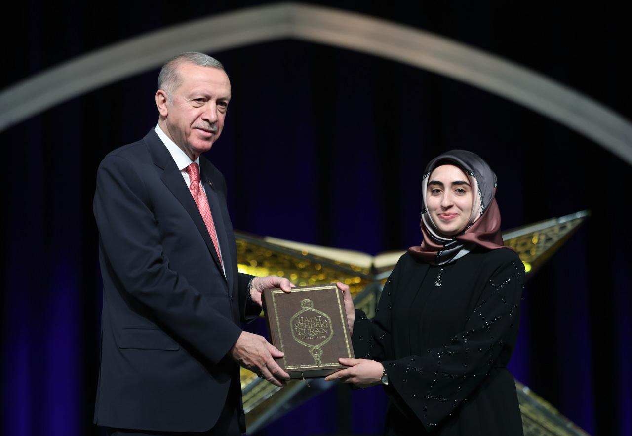 Kur'an-ı Kerim'i Güzel Okuma yarışması finali! Erdoğan: Artık kelimeler dahi kifayetsiz