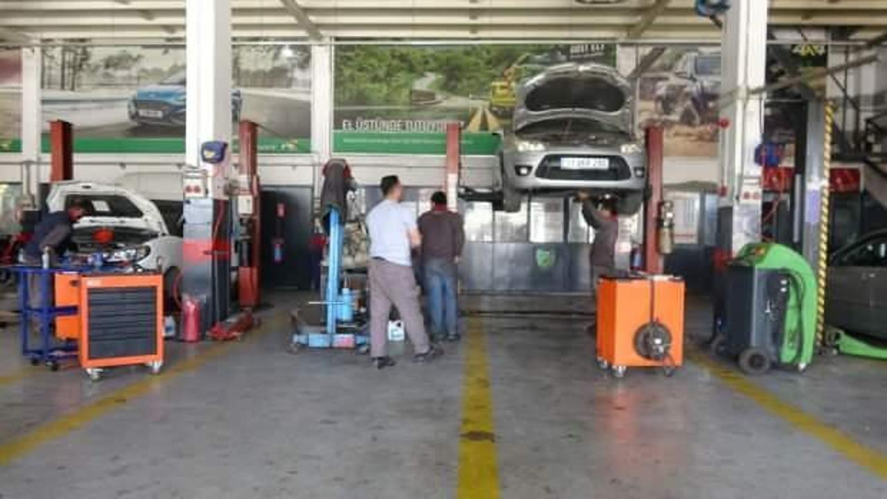 Oto sanayilerde bayram yoğunluğu! Tıklım tıklım dolu…