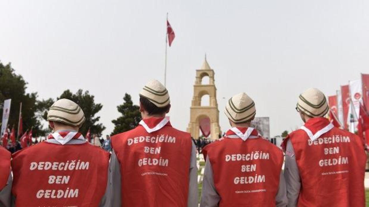60 ilden 3 bin izci Çanakkale Şehitliklerinde ’Dedeciğim ben geldim!’ diyecek