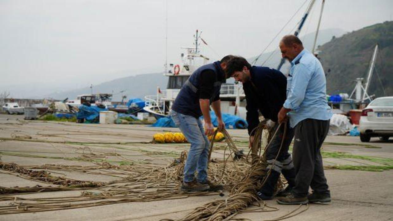Av sezonunu geride bırakan balıkçılar çaçaya hazırlanıyor