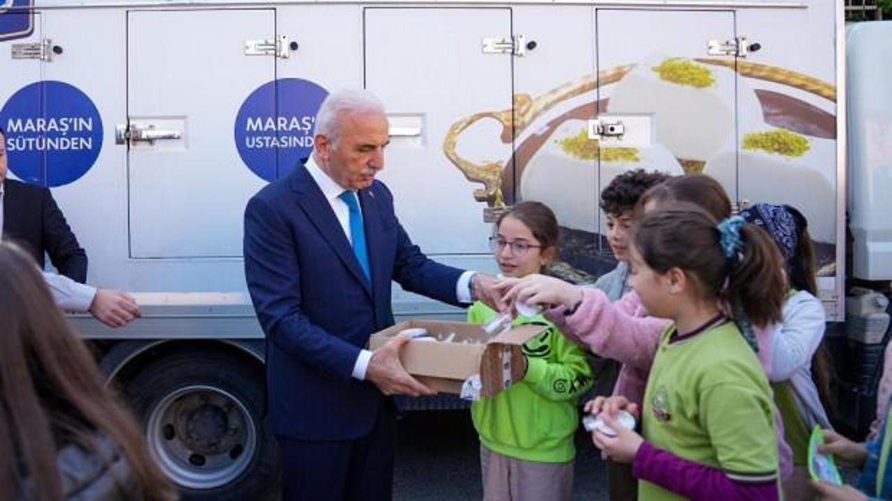Başkan Yıldırım’dan minik protestoculara dondurma sürprizi