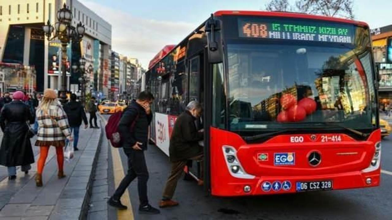 Başkentte, 1 Mayıs’ta toplu taşıma ücretsiz olacak
