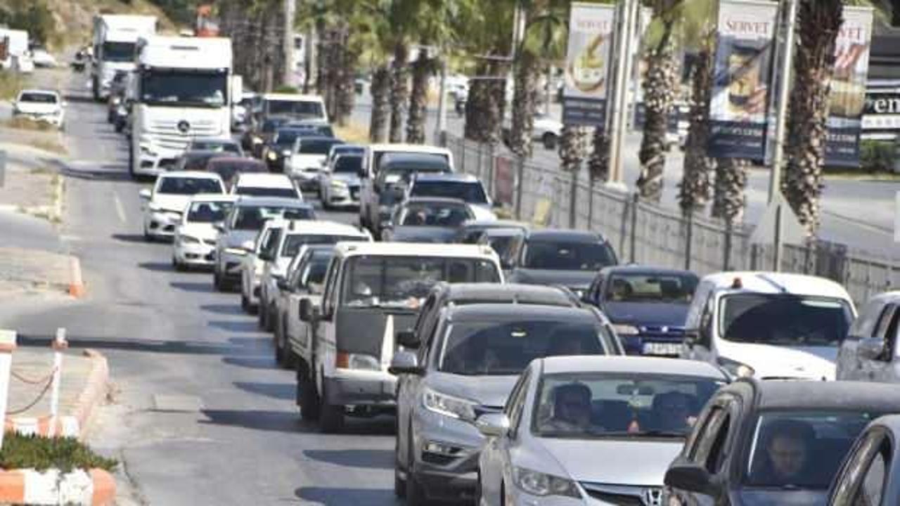 Bodrum’a son 48 saatte 30 binden fazla araç giriş yaptı