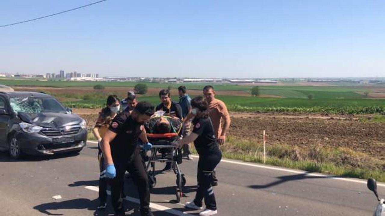 Çorlu’da trafik kazası: 2 yaralı