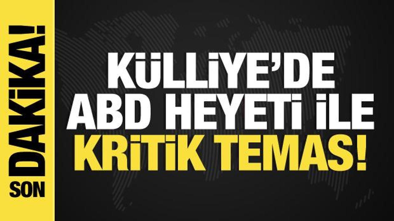 Cumhurbaşkanı Başdanışmanı Kılıç, ABD’li heyeti kabul etti