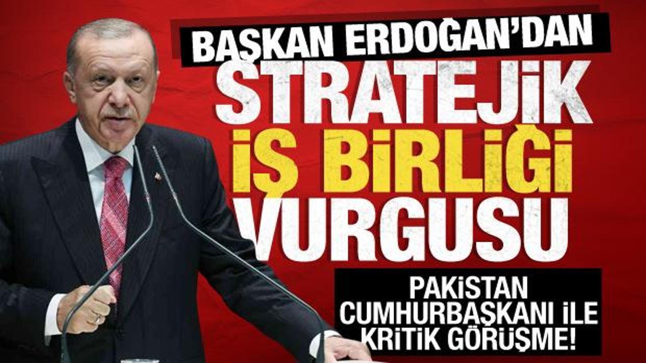 Cumhurbaşkanı Erdoğan, Pakistanlı mevkidaşı Zerdari ile görüştü