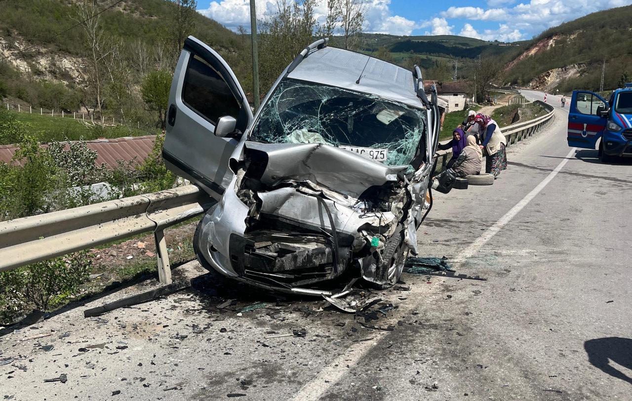 Samsun’da trafik kazası! Yaralılar var...